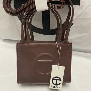 Telfar Small Chocolate Brown Shopping Bag
